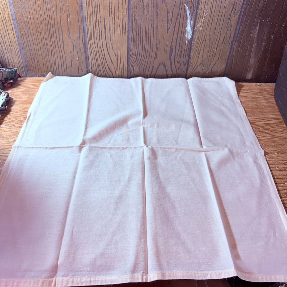 Waverly Garden Room Cream Ivory Linen Napkin Square Table Decor 19x18 Lot of 5